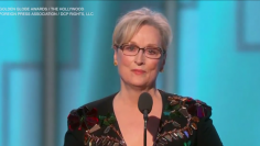 Meryl Streep at The Golden Globes - 2017