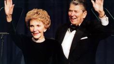 FILE PHOTO OF RONALD REAGAN AND WIFE NANCY.