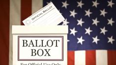 US ballot box