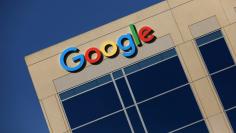 FILE PHOTO - The Google logo is pictured atop an office building in Irvine, California, U.S. August 7, 2017.   REUTERS/Mike Blake/File Photo  