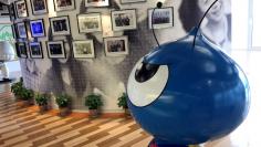 FILE PHOTO: A mascot of Ant Financial is seen at its office in Hangzhou, Zhejiang Province, China September 21, 2016. REUTERS/John Ruwitch/File Photo 