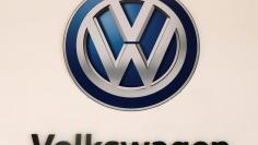 A Volkswagen logo is pictured at the International Auto Show in Mexico City, Mexico November 23, 2017. REUTERS/Henry Romero