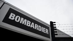 A Bombardier logo is seen at the Bombardier plant in Belfast, Northern Ireland January 26, 2018. REUTERS/Clodagh Kilcoyne 