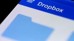 The Dropbox app is seen in this illustration photo October 16, 2017.   REUTERS/Thomas White/Illustration
