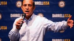 Republican Congressman Darrell Issa holds town hall meeting with constituents in his 49th district in San Juan Capistrano