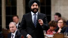 FILE PHOTO: Canada's Innovation, Science and Economic Development Minister Navdeep Bains speaks during Question Period in the House of Commons on Parliament Hill in Ottawa, Ontario, Canada, December 7, 2016. REUTERS/Chris Wattie
