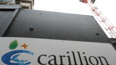 The Carillion logo is seen at a building site in London, Britain January 15, 2018.  REUTERS/Peter Nicholls