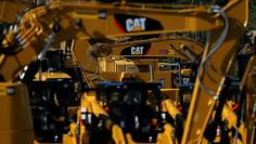 FILE PHOTO -  Caterpillar Inc. equipment is on display for sale at a retail site in San Diego, California, U.S., March 3, 2017.    REUTERS/Mike Blake/File Photo   