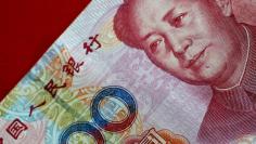 A China yuan note is seen in this illustration photo May 31, 2017.     REUTERS/Thomas White/Illustration
