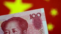 FILE PHOTO: A China yuan note is seen in this illustration photo May 31, 2017.     REUTERS/Thomas White/Illustration/File Photo 
