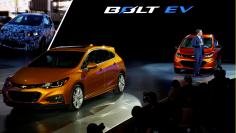 FILE PHOTO: GM's Reuss introduces the 2016 Chevrolet Bolt EV electric vehicle and the Cruze hatchback at the North American International Auto Show in Detroit