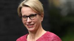 FILE PHOTO: GlaxoSmithKline (GSK) CEO, Emma Walmsley, arrives for a meeting in Downing Street in central London, Britain, October 9, 2017.    REUTERS/Toby Melville/File Photo
