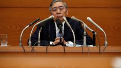 Bank of Japan (BOJ) Governor Haruhiko Kuroda attends a news conference at the BOJ headquarters in Tokyo, Japan, December 21, 2017. REUTERS/Issei Kato  