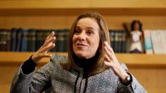 Independent pre-candidate for the presidential election 2018, Margarita Zavala, gestures during an interview with Reuters in Mexico City