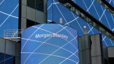 FILE PHOTO: The corporate logo of financial firm Morgan Stanley is pictured on the company's world headquarters in New York, U.S. April 17, 2017. REUTERS/Shannon Stapleton/File Photo                