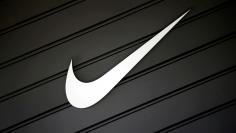 FILE PHOTO: The logo of Nike (NKE) is seen in Los Angeles, California, United States, April 12, 2016. REUTERS/Lucy Nicholson/File Photo