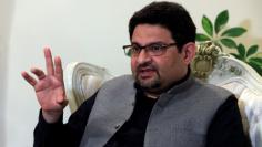 Pakistan's new finance ministry chief Miftah Ismail speaks with a Reuters correspondent during an interview in Islamabad