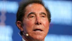 FILE PHOTO: Steve Wynn, Chairman and CEO of Wynn Resorts, speaks during the Milken Institute Global Conference in Beverly Hills, California, U.S., May 3, 2017. REUTERS/Mike Blake/File Photo
