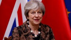 British PM Theresa May visits Poland