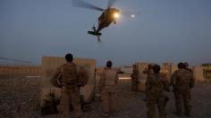 FILE PHOTO: U.S. troops take part in a helicopter Medevac exercise in Helmand province, Afghanistan July 6, 2017. REUTERS/Omar Sobhani/File photo