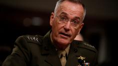 Chairman of the Joint Chiefs of Staff General Joseph Dunford testifies before a Senate Armed Services Committee hearing on the "Political and Security Situation in Afghanistan" on Capitol Hill in Washington, U.S., October 3, 2017. REUTERS/Aaron P. Bernst