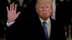 FILE PHOTO: U.S. President Donald Trump departs following a Congressional Gold Medal ceremony for former Senator Bob Dole at the U.S. Capitol in Washington, U.S., January 17, 2018. REUTERS/Aaron P. Bernstein