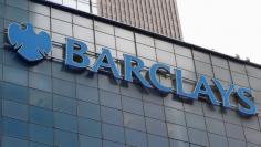 FILE PHOTO: A Barclays sign is seen on the exterior of the Barclays U.S. Corporate headquarters in the Manhattan borough of New York
