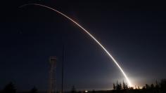 An unarmed Minuteman III intercontinental ballistic missile launches during an operational test from Vandenberg Air Force Base, California at 11:01 p.m. on February 25, 2016. REUTERS/Ian Dudley/U.S. Air Force photo/Handout via Reuters  
