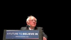 U.S. Democratic presidential candidate and U.S. Senator Bernie Sanders speaks during a campaign stop in Albany, New York, U.S. June 24, 2016.  REUTERS/Brian Snyder