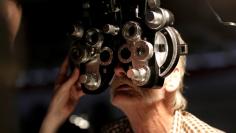A man receives an eye exam in a file photo.   REUTERS/Joshua Roberts 