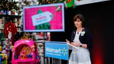 McKenna, executive vice president and chief operating officer for Walmart U.S., speaks about Christmas holiday plans during a media briefing at Walmart store in Teterboro