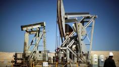 FILE PHOTO - Pump jacks drill for oil in the Monterey Shale California