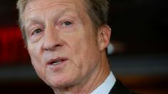 Tom Steyer, a hedge fund manager and a prominent Democratic fundraiser who has mounted a high-profile advertising campaign advocating the impeachment of U.S. President Donald Trump, holds a news conference to announce plans for his political future, in W