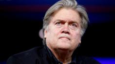 FILE PHOTO: White House Chief Strategist Stephen Bannon speaks at the Conservative Political Action Conference (CPAC) in National Harbor, Maryland, U.S., February 23, 2017.      REUTERS/Joshua Roberts /File Photo