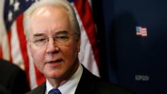 U.S. Health and Human Services Secretary Tom Price speaks about efforts to repeal and replace Obamacare and the advancement of the American Health Care Act on Capitol Hill in Washington, U.S., March 17, 2017.  REUTERS/Joshua Roberts