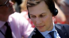 FILE PHOTO - U.S. Senior advisor Jared Kushner attends a joint statement from U.S. President Donald Trump and South Korean President Moon Jae-in in the Rose Garden of the White House in Washington, U.S., June 30, 2017. REUTERS/Carlos Barria/File Photo