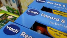 VTech's products are seen on display at a toy store in Hong Kong, China November 30, 2015. REUTERS/Tyrone Siu 