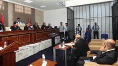 Libya starts first trial of Gaddafi official