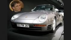 His Porsche 959 Coupe is one of only 230 in the world. It took a federal law signed by then-president Bill Clinton to allow the billionaire to drive the car because there was no crash-test rating. The price for such a car? $225,000 when new, they now go f