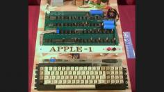 One of the first personal computers, the Apple-1 originally sold for $666.66 in 1976. Only 200 of the machines designed by Steve Wozniak and Steve Jobs were made. One of the 50 or so surviving models sold last year at auction for more than $200,000.